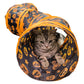 Halloween Pumpkin Cat Tunnel – Foldable Toy