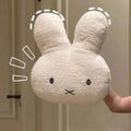 Kawaii Miffy Cute Plush Pillow Cartoon Rabbit Add Cotton High Quality Household Bedroom Simple Sofa Cushion Girl Festival Gift