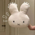 Kawaii Miffy Cute Plush Pillow Cartoon Rabbit Add Cotton High Quality Household Bedroom Simple Sofa Cushion Girl Festival Gift
