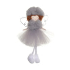Christmas plush antlers angel girl pendant Christmas tree pendant creative doll pendant gift