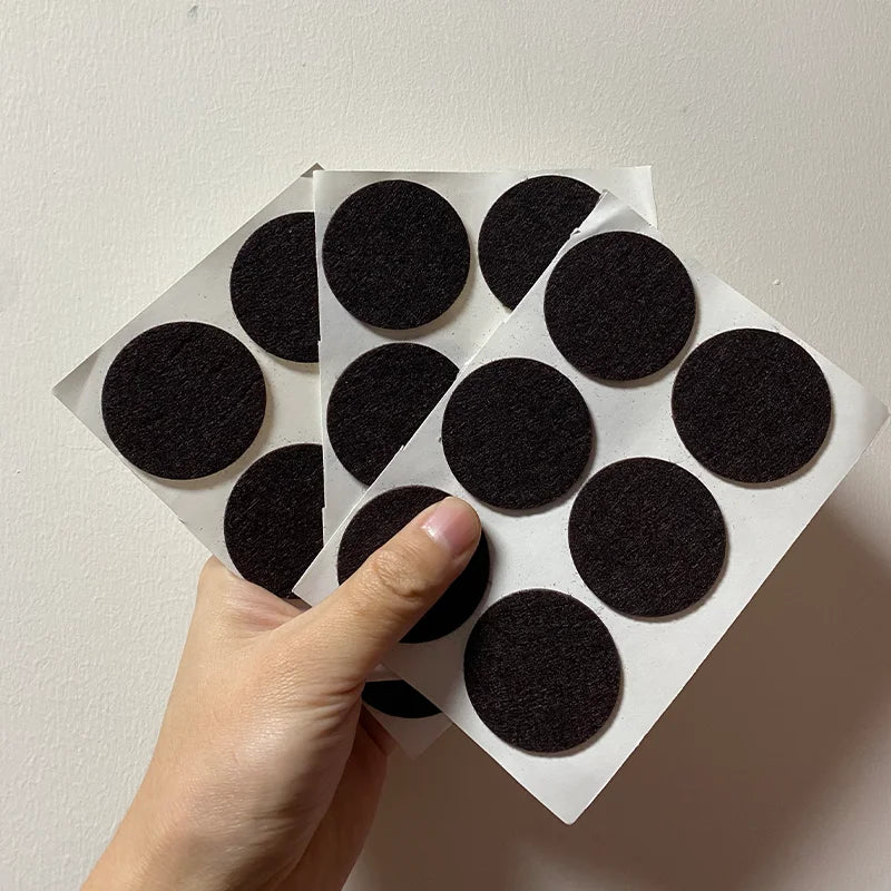 Thickened Self-adhesive Felt Chair Leg Pads Anti Slip Scratch Resistant Noise Resistant Floor Furniture Protection Pads Gaskets