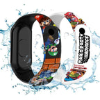 Mario Bros Digital Watch for Kids Waterproof Sport Wristband Luigi Princess Peach Yoshi Bowser Action Figures Children