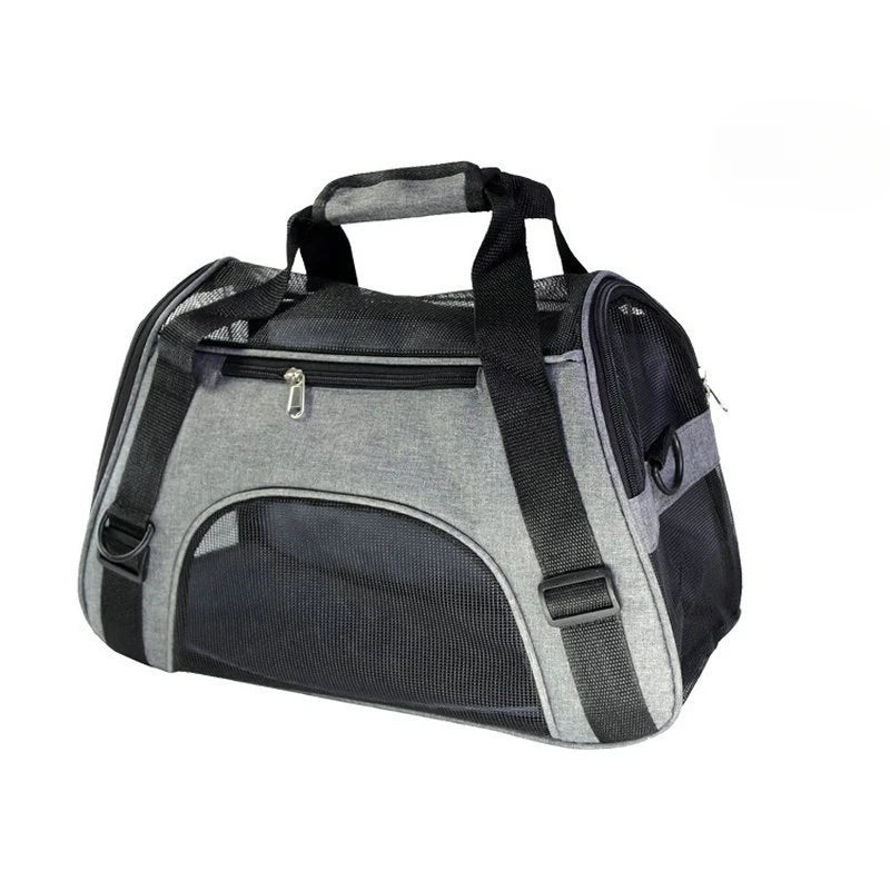 Portable Dog & Cat Travel Carrier – Breathable Mesh Pet Handbag
