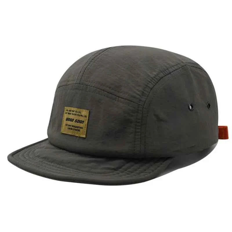 Japanese-style short-brim baseball cap for spring and summer, quick-dry, sun-protective, unisex street soft-brim sun hat