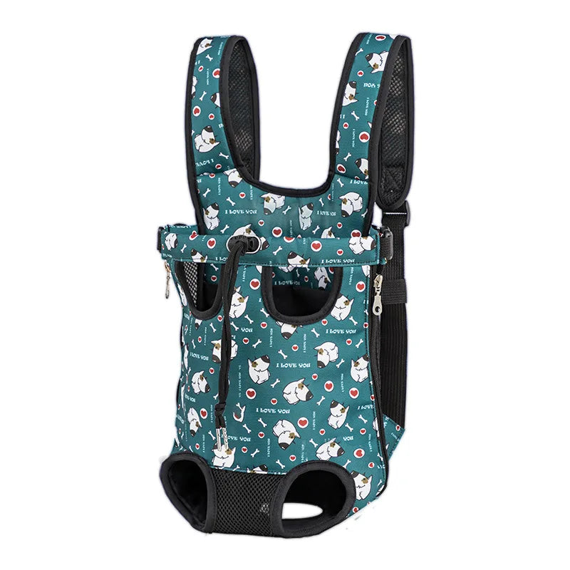 Adjustable Pet Backpack Carrier for Cats & Small Dogs