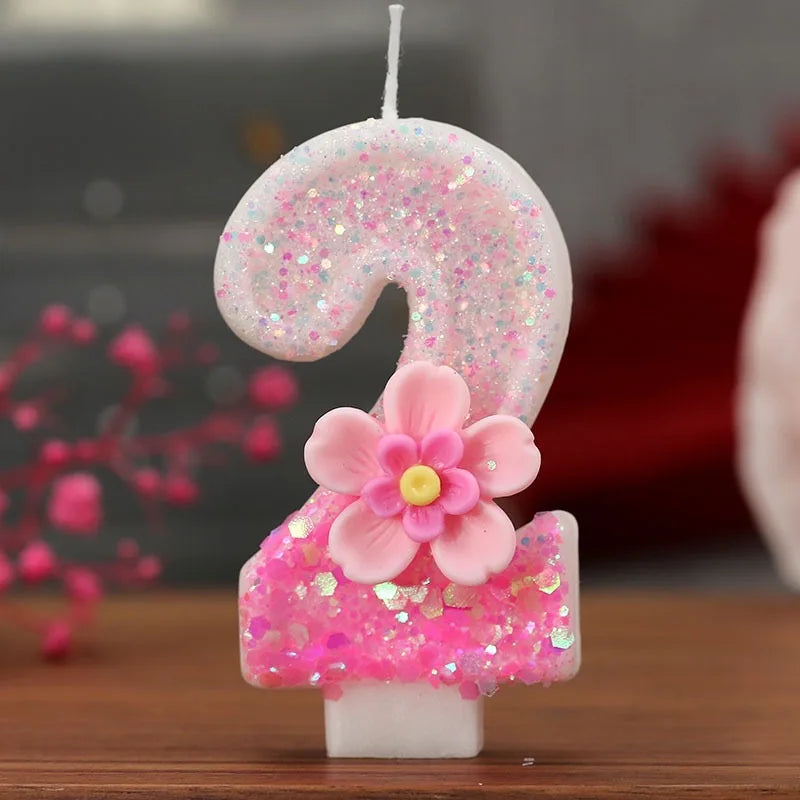 Creative digital candle birthday cake decoration daily necessities birthday candle