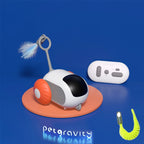 Pet Gravity Cat Smart Interactive Car Toy Automatic Moving Remote Mouse Indoor Kitty Ball Toys Controlled Car for Dogs Playing - WTN Essentials 