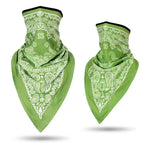Men Women Bandanna Mask Sports Paisley Bandana Wrap Triangle Face Cover Ski Tube Scarf Fishing Hunting Hiking Neck Gaiter Shield