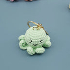 Ocean Series Animal Doll Crochet Keychain Handmaking Knitted Tropical Fish Keyrings Crochet Shark Doll Keychain Custom Accessory