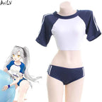 Japanese Anime School Girl Cheerleader Costume – Gym Cosplay Outfit