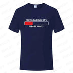 Huge Fart Loading Men's T-shirt Humor Tee Joke Gag Tshirt for Dad Gifts Guys Male Clothes Short Sleeve Tees Funny Graphic Tops