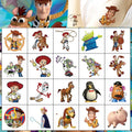 20Pcs Toy Story Temporary Body Art Stickers Cute Cartoon Cosplay Party Toys for Kids Birthday Gifts