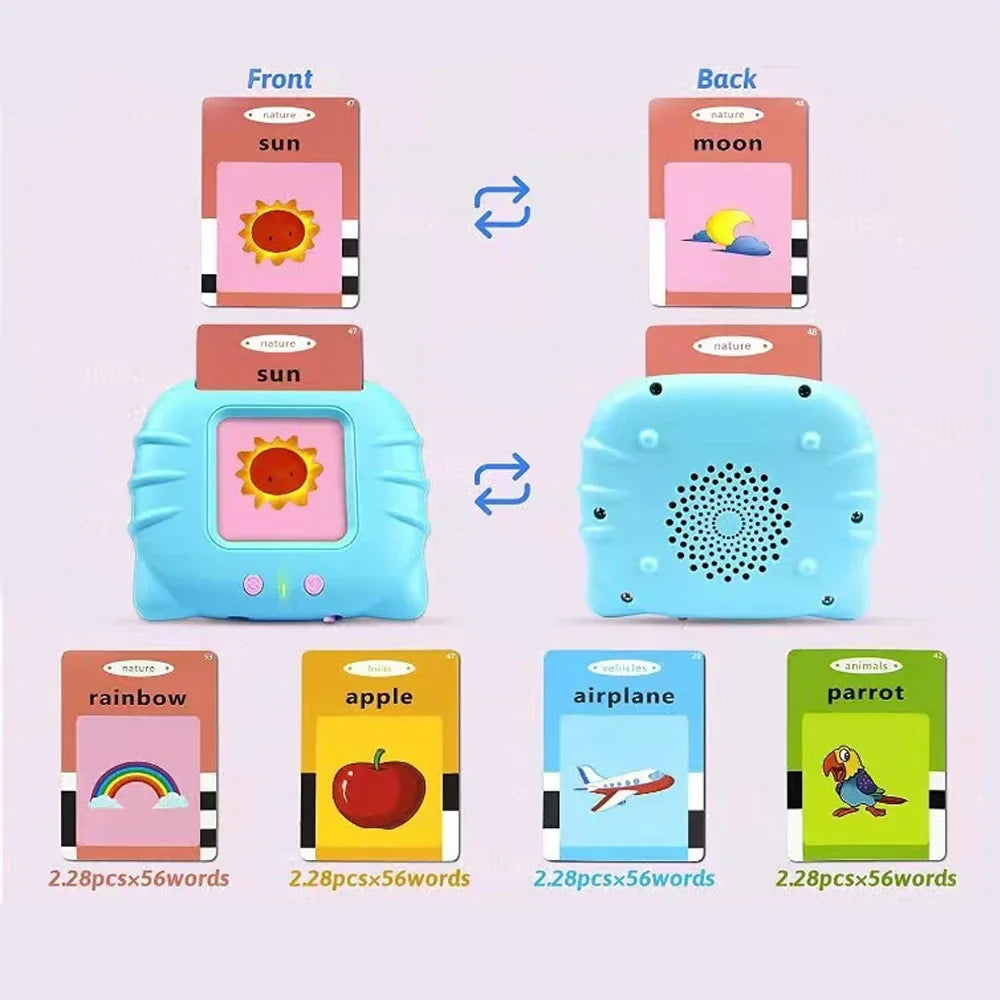 Talking Flash Cards Early Learning Educational Toy for Preschool Kids