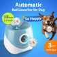 Automatic Dog Tennis Ball Launcher – Rechargeable Interactive Ball Throwing Machine for Small & Medium Dogs