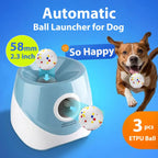 Automatic Dog Tennis Ball Launcher – Rechargeable Interactive Ball Throwing Machine for Small & Medium Dogs