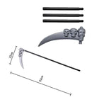 Kids Grim Reaper Costume with Glowing Red Eyes – Halloween Phantom Outfit