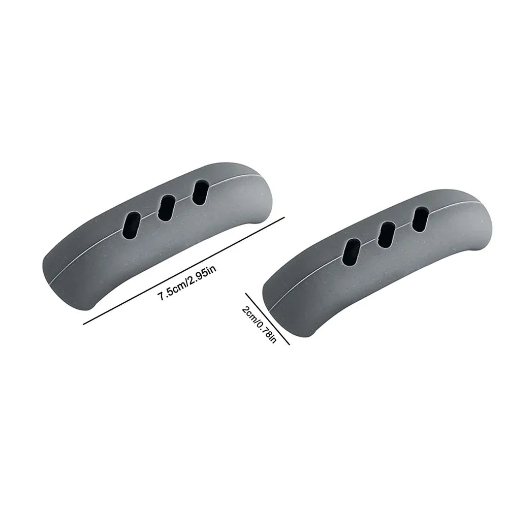 2PCS Silicone Pan Handle Cover – Heat Resistant Non-Slip Grip Sleeve