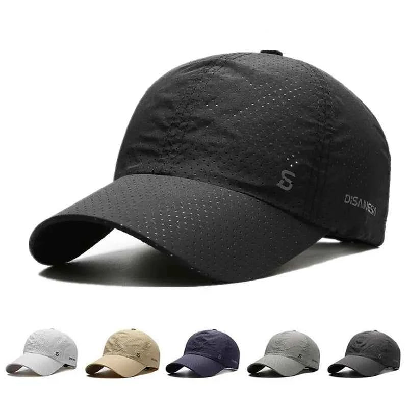 Quick-Dry & Breathable Outdoor Men's Sun Hat for Summer Fishing - Baseball Cap Style