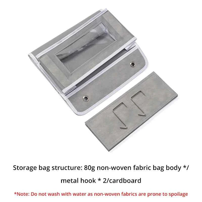 1pc Four-layer Storage Bag Door Hanging Fabric Organizer Bag For Sundries Items Underwear Socks