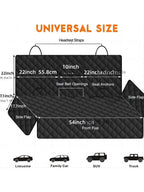 Dog Car Seat Cover Pet Travel Carrier Mattress Waterproof Dog Car Seat Protector With Middle Seat Armrest For Dogs