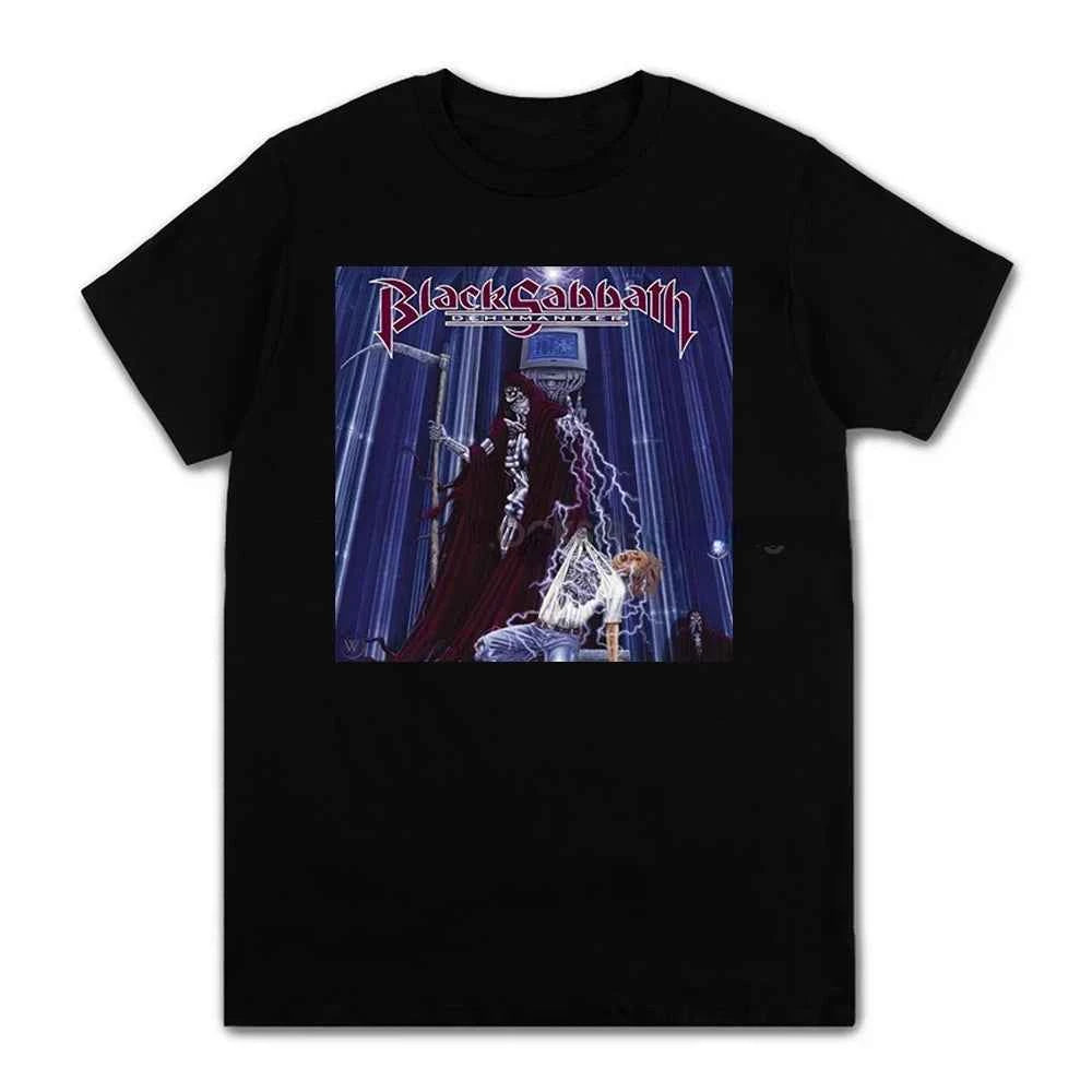 Black Metal Rock Band T shirt Men Women Fashion Casual Graphic Short Sleeve Short Sleeve Plus Size T Shirt Unisex 62474