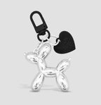 Jelly Cute Jelly Balloon Dog Keychain Pendant Cartoon Dog Chain Keychain - Lovely Accessory Jewelry Gift for Unisex Keys