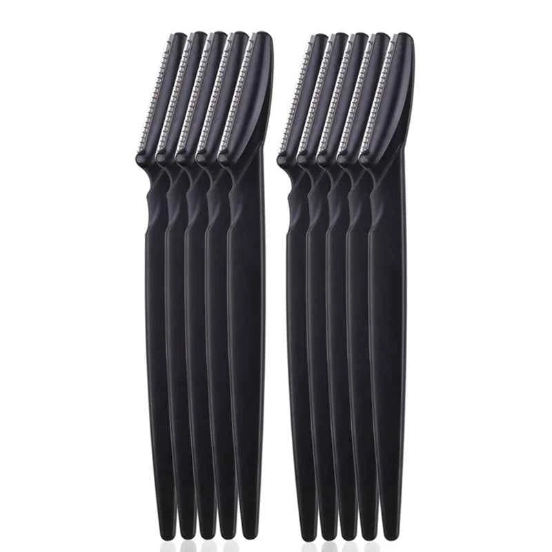 5/10/15Pcs Eyebrow Trimmer Makeup Tools Safe Eye Brow Razor Face Body Hair Removal Shaver Blades Woman Eyebrows Shaping Knife