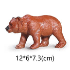 NEW Wild Animal Zoo Tiger Kangaroo Elephant Snake Bear Deer Koala Squirrel Model Figurine Collecta Toy Figures Gift for Children