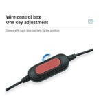 SEAMETAL Car Electric Fan Strong Wind 3-Speed Cooling Fan for Rear Seat Passenger Portable 360 Degree Rotatable Car Air Fan