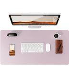 Large PU Leather Desk Pad – Non-Slip Office Mouse Pad & Desk Protector for Laptop, Keyboard, and Workstation