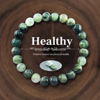 8mm Natural Stone Beaded Bracelet for Women Men Amethysts Crystal Quartzs Agate Tiger Eye Elastic Bangles Good Luck Jewelry