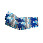 2Pcs Unisex Cooling Arm Sleeves Cover Sports Running UV Sun Protection Outdoor Men Fishing Cycling Sleeves for Hide Tattoos