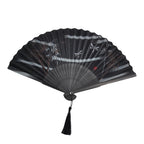 Folding Hand Fan Weddings Traditional Chinese Japanese Korean Art Craft Gift Bamboo Room Dance Props Wood Fans Home Decorations