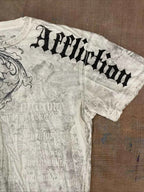 2000s affliction Graphic T-Shirt Mens Large Grunge Wings New Fashion Style Couple Tops Pure Cotton Shirt