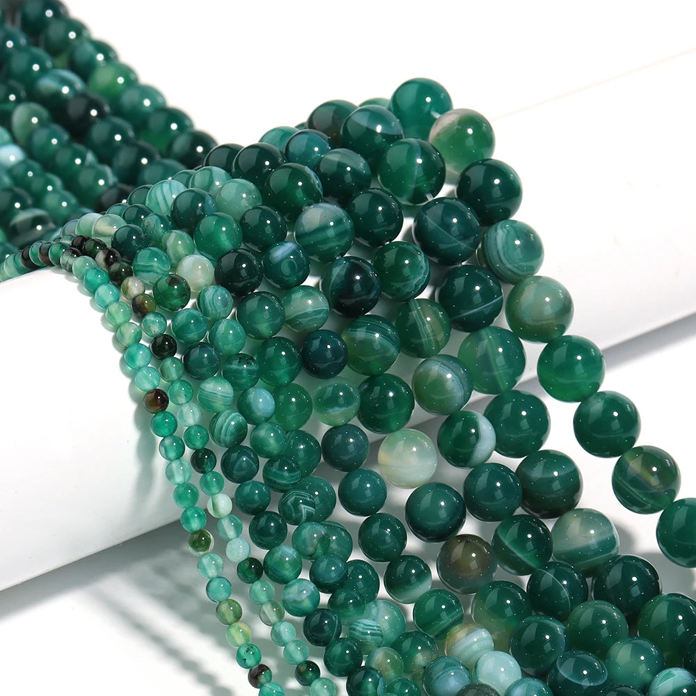 1String/Lot 4 6 8 10 12mm Natural Stone Round Tiger Eye Crystal Turquoises Spacer Beads For DIY Crafts Ornament Making Supplies