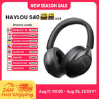 HAYLOU S40 ANC Wireless Headphone 50dB Noise Canceling Hi-Res 3D Spatial Audio Earphone with LDAC Bluetooth 6.0 Over Ear Headset