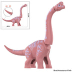 Jurassic Large Spinosaurus Dinosaur World Building Block Figure Movable Joint Prehistoric Animal Model Educational Assemble Toy
