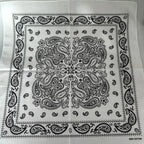 New Design Fashion Hip Hop Cotton Bandana Square Cashew Scarf Headband Tie Dye Black Red Paisley Gifts For Women/Men/Boys/Girls