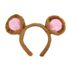 Plush Mouse Ears Headbands Cartoon Animal Ears Hair Hoop Cute Bear Ears Hairband Halloween Party Costume Photo Props F3MD