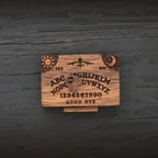 Mini Ouija Board Retro Miniature Spirit Board With Drawer Wooden Miniatures Emotional Love Drawer Home Decoration Gift