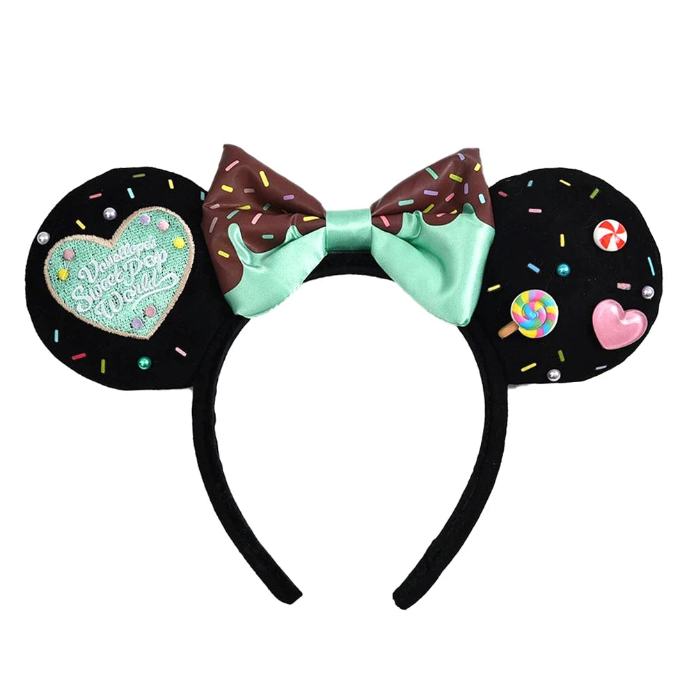 Cartoon Minnie Mouse Ear Headband New Holiday Party Christmas Snowman Headdress Cosplay for Adults Kids Hair Accessories