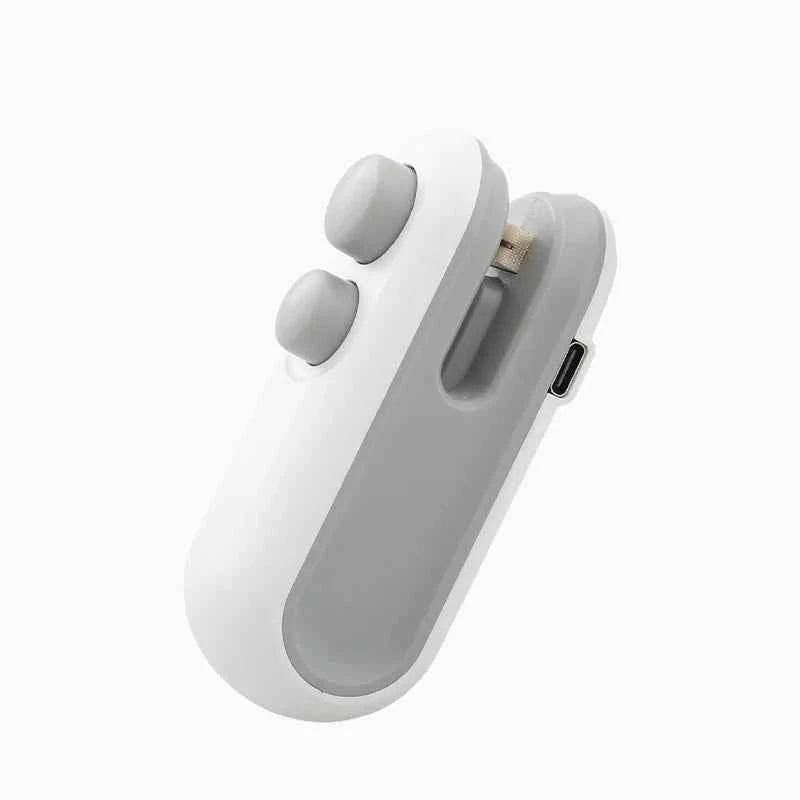 Mini Sealing Machine USB Rechargable Heat Sealer Storage Bag Plastic Package Food Sealer Clip Bag Handheld Food Heat Sealer