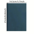 A5 PU Leather Softcover Notebook , Waterproof Journal for Writing Diary, Cute Travel Note Taking Planner for Office School Supplies, Gift for Women Men