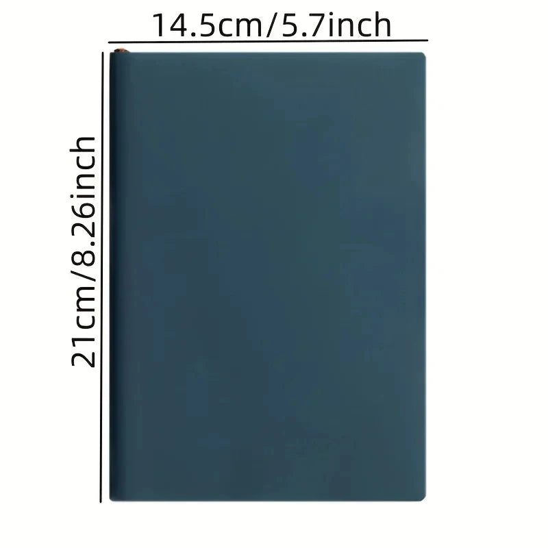 A5 PU Leather Softcover Notebook , Waterproof Journal for Writing Diary, Cute Travel Note Taking Planner for Office School Supplies, Gift for Women Men