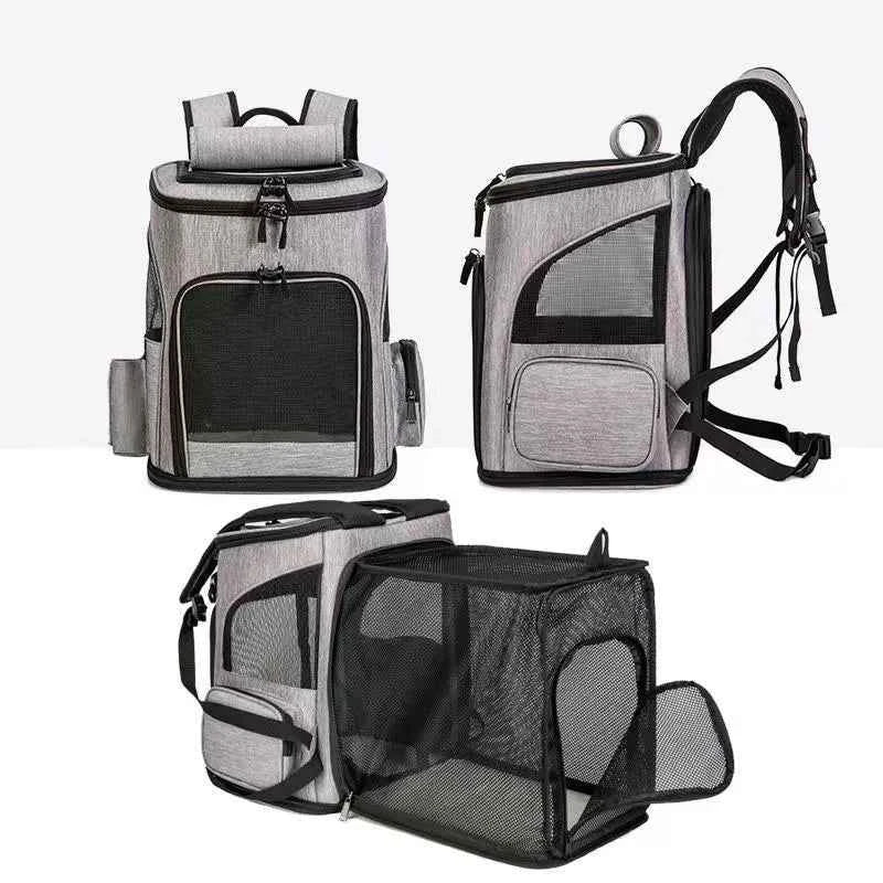 Expandable Pet Carrier Backpack – Travel Bag