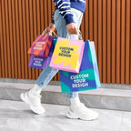 Custom Paper Bags Wholesale Personalized Logo Kraft Paper Shopping Bags Custom Printed Packaging Gift Bags Manufacturer Supplier