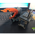 MOC Building block shrimp model figurines, puzzle assembly, boys and girls randomly mixing, Internet celebrity creative parodies