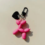 Jelly Cute Jelly Balloon Dog Keychain Pendant Cartoon Dog Chain Keychain - Lovely Accessory Jewelry Gift for Unisex Keys