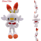 Pokemon Sprigatito Fuecoco Quaxly Kawaii Plush Toys Cute Anime Scorbunny Cinderace Stuffed Animals Peluche Dolls Festivals Gifts