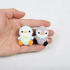 Mini Penguin Crochet Keychain Cute Animal Bag Charm